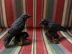 Raven Figurine Set of 2