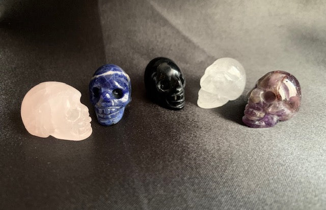 Gemstone skulls
